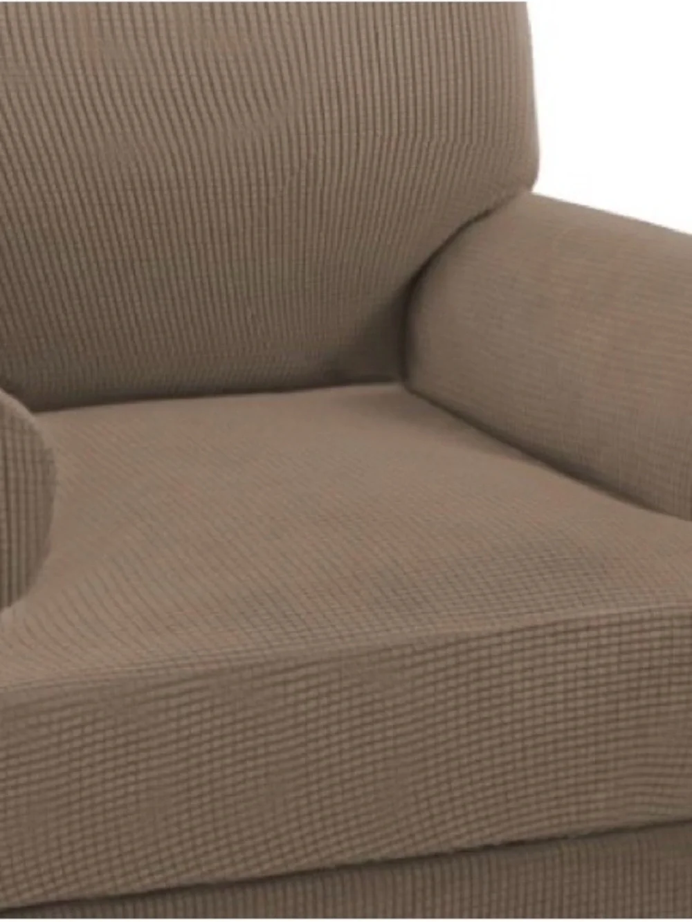 Luxury Armchair Slipcover - MACCHIATO